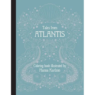 Tales from Atlantis: Hardcover Adult Coloring Book Featuring Thick, High-Quality Paper