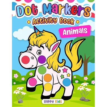 Dot Markers Activity Book Animals