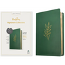 NLT Large Print Thinline Reference Bible, Dayspring Signature Collection, Filament Enabled (Leatherlike, Evergreen, Red Letter)