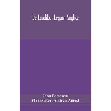 De Laudibus Legum Angliæ