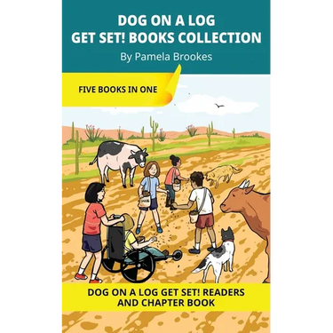 Dog On A Log Get Set! Books Collection: Decodable Series for Learning to Read. For Early Readers and Students with Dyslexia. (Words with Three Letters