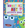 The Monsterful ABC Activity Book: For Ages 2 to 5- Trace and Color Letters A to Z & Numbers 1 to 10 (Monsters Tracing Sheets & Coloring Pages for Kids