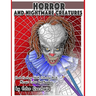 Horror and Nightmare Creatures Mosaic Color by Number Dark Fantasy Adult Coloring Book