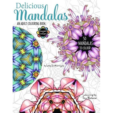 Delicious Mandalas - Mandala Coloring Book for Adults - Mandala Calm Coloring