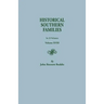 Historical Southern Families. in 23 Volumes. Volume XVIII
