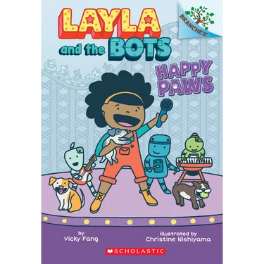 Happy Paws: A Branches Book (Layla and the Bots #1)