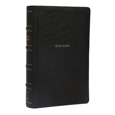 Nkjv, Reference Bible, Personal Size Large Print, Leathersoft, Black, Thumb Indexed, Red Letter Edition, Comfort Print: Holy Bible, New King James Ver