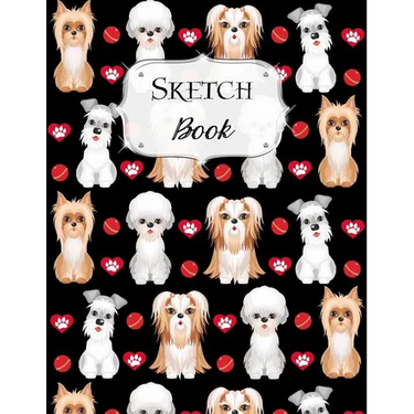 Sketch Book: Dog Sketchbook Scetchpad for Drawing or Doodling Notebook Pad for Creative Artists #3