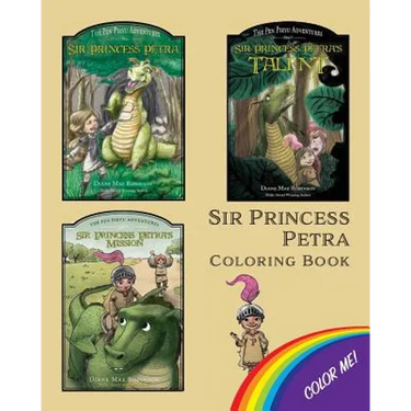 Sir Princess Petra Coloring Book