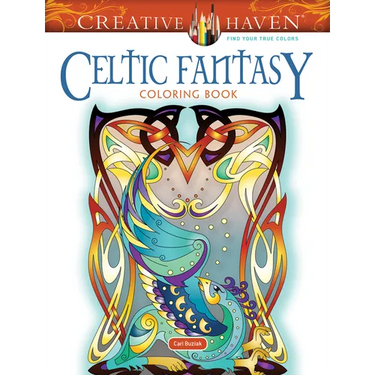 Creative Haven Celtic Fantasy Coloring Book