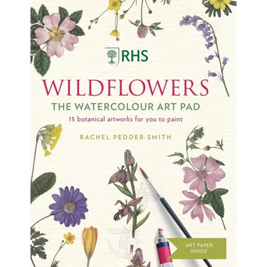 Rhs Wildflowers Watercolour Art Pad: 15 Botanical Artworks for You to Paint