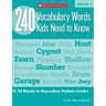 240 Vocabulary Words Kids Need to Know: Grade 3