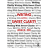 Writing with Sweet Clarity