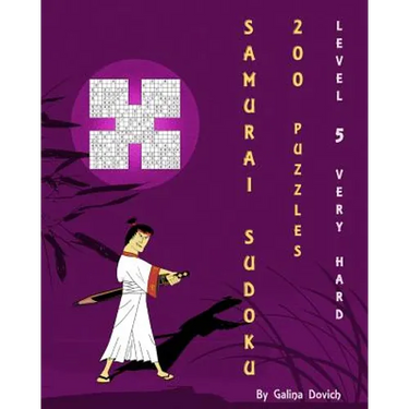 Samurai Sudoku 200 Puzzles: Level 5 Very Hard