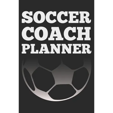 Soccer Coach: Black Coach Book for Soccer Game Planning and Training