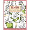 Sensu: Hanafuda-Inspired Floral Illustrations Coloring Book