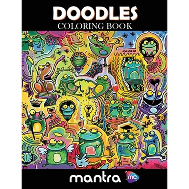 Doodles Coloring Book: Coloring Book for Adults: Beautiful Designs for Stress Relief, Creativity, and Relaxation