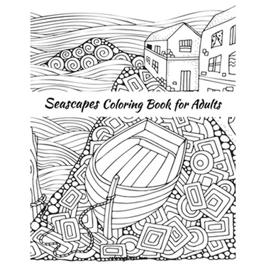 Seascapes Coloring Book for Adults