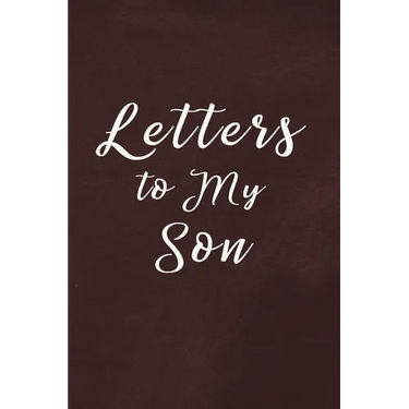 Letters to My Son Book: Write Now Read Later Letters from Mom or Dad - Chalk Texture Red
