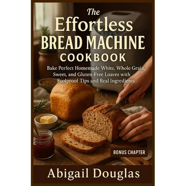 The Effortless Bread Machine Cookbook: Bake Perfect Homemade White, Whole Grain, Sweet, and Gluten-Free Loaves with Foolproof Tips and Real Ingredient