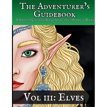 Elves: A Coloring Book Showcasing a Mythical Race