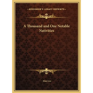 A Thousand and One Notable Nativities