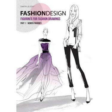FASHION DESIGN - Figurines for fashion drawings - Part 1 women figurines