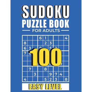 Sudoku: SUDOKU PUZZLE BOOKS FOR ADULTS: 100 Easy Sudoku Puzzles with Solutions paperback game suduko puzzle books for adults l