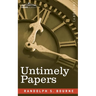 Untimely Papers