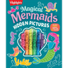 Magical Mermaids Hidden Pictures: Kids Mermaid Coloring Book with Markers Featuring Over 40 Ready-To-Color Stickers, Hidden Pictures Scenes with Under