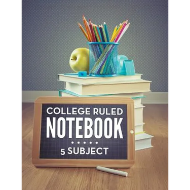 College Ruled Notebook - 5 Subject