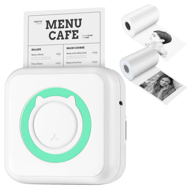 Portable Mini Sticker Maker Machine - Wireless Thermal Printer, Rechargeable - Prints Labels, Journal Notes, Memos, Photos - Inkless - Packs & Pieces
