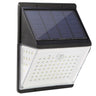 Solar Lights 88 LEDs Wall Lamps Outdoor 120� Motion Sensor Sound Control Lightings 270�Illumination IP65 Waterproof w/ 2.5m Extend Wire for Garage Gar