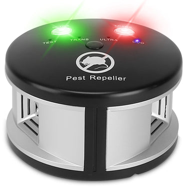 360� Ultrasonic Pest Repeller Electronic Plug-in Pest Control Mouse Chaser Blocker�Repellent Deterrent with Pressure Wave & Ultrasonic Sound for Indoo