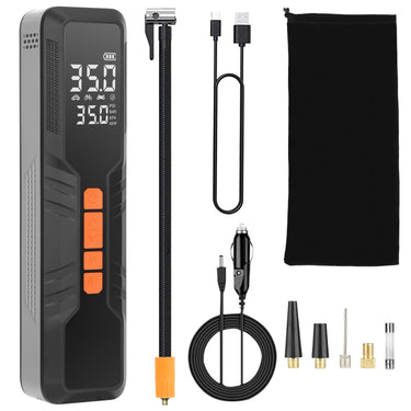 150PSI Portable Tire Inflator Cordless Digital Air Compressor Compact Air Pump with 5 Inflation Modes 3 Light Modes Emergency Power Bank