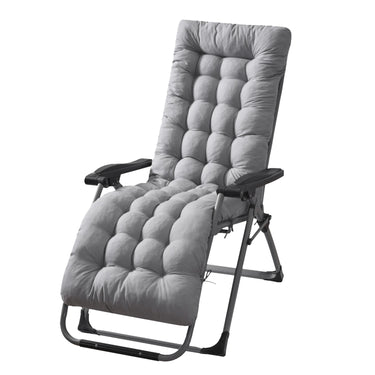 71x22in Chaise Lounger Cushion for Recliner/Rocking Chair, Indoor/Outdoor