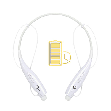 Wireless Bluetooth 4.0 Neckband Headphones with Mic � Noise Cancelling, Vibration Alert, Magnetic Earbuds, 6H Playtime