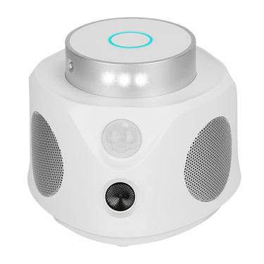 360� Ultrasonic Mice Repellent Indoor Rodent Repeller Mice Rat Squirrel Rodent Chaser with 3 Modes 9 Strobe Lights for Kitchen Living Room Attic Basem