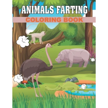 50 Animals farting Coloring Book