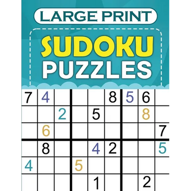 Large print sudoku puzzles: 160 Easy to Hard Sudoku Puzzles