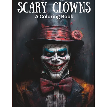 Scary Clowns Coloring Book