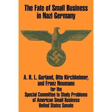 The Fate of Small Business in Nazi Germany