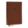 Enduring Word Study Bible: Pastoral Commentary from Every Chapter of the Bible (Nkjv, Brown Leathersoft, Red Letter, Comfort Print, Thumb Indexed)