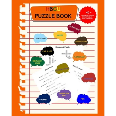 HBCU Puzzle Book: Crosswords, Puzzles & Word Scrambles