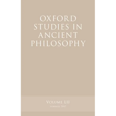Oxford Studies in Ancient Philosophy, Volume 52