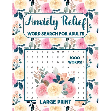 Word Search for Women Large Print: Large Print Motivational Word Search, Anxiety Relief Word Search for Women, Mom, Grandma