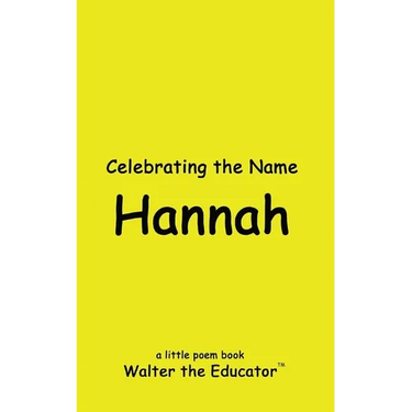 Celebrating the Name Hannah