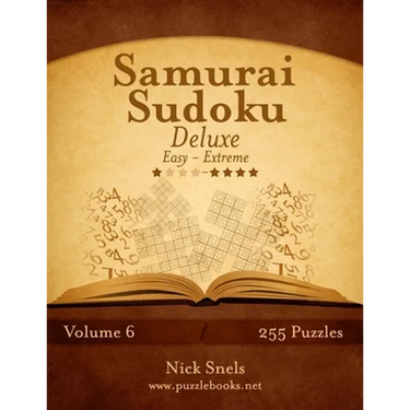 Samurai Sudoku Deluxe - Easy to Extreme - Volume 6 - 255 Puzzles
