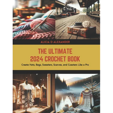 The Ultimate 2024 Crochet Book: Create Hats, Bags, Sweaters, Scarves, and Coasters Like a Pro