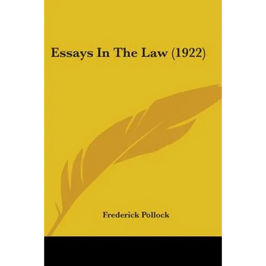 Essays In The Law (1922)